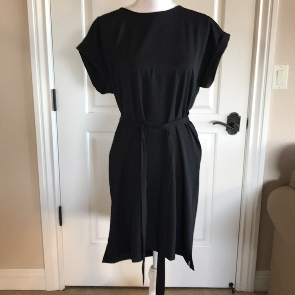 Black Crêpe Dress